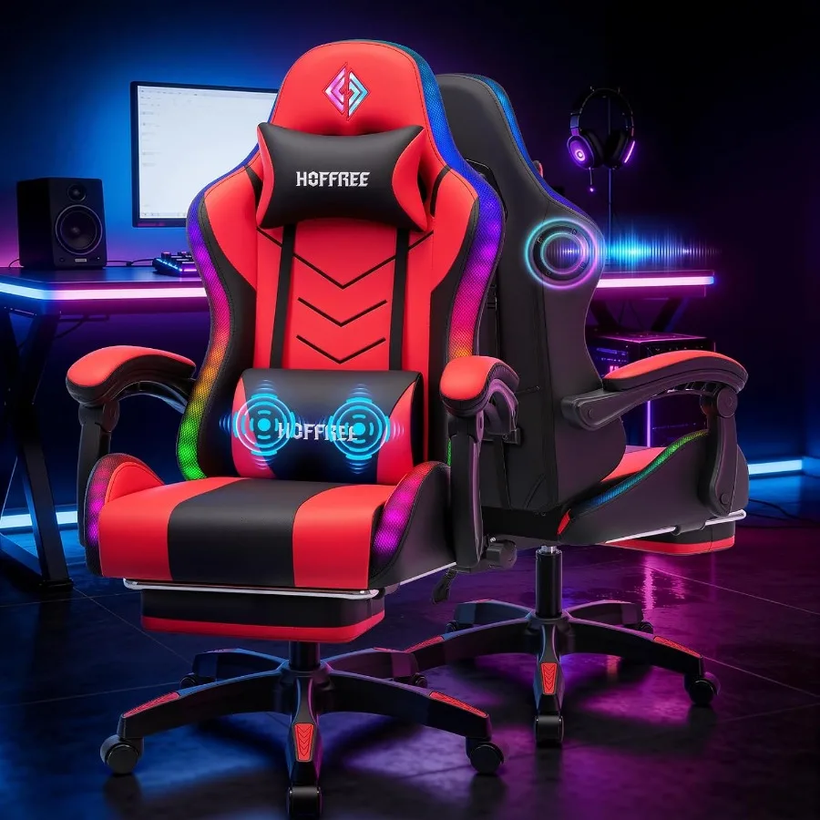 RGB Gaming Chair with Speakers - đánh giá và giá Music