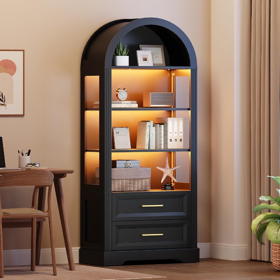 Display Cabinet, Tall Arched B - đánh giá và giá Books