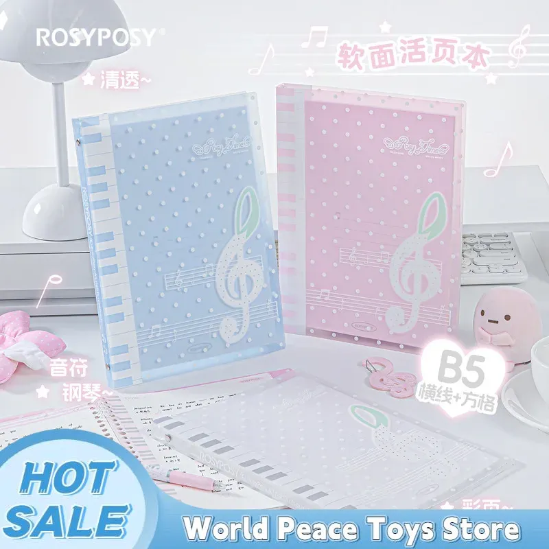 Rosyposy Melody Loose Leaf Not - đánh giá và giá Blank Sheet Music Notebook