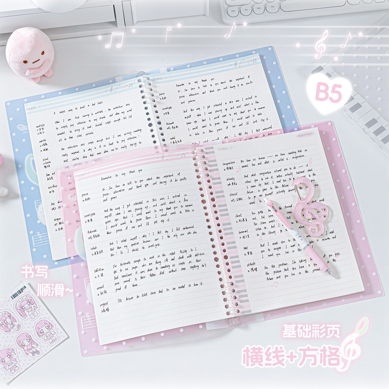 Rosyposy Melody Loose Leaf Not - đánh giá và giá Blank Sheet Music Notebook