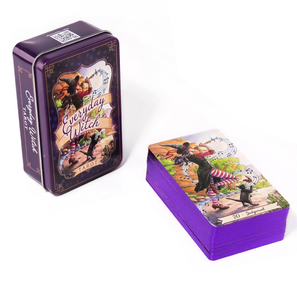 10.3*6cm Everyday Witch Tarot  - đánh giá và giá Tarot Deck With Guidebook