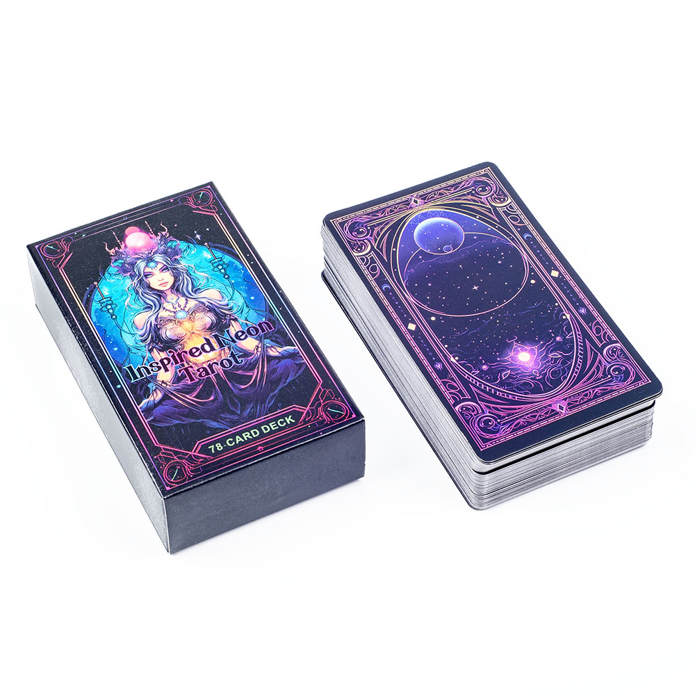 Inspired Neon Tarot Deck 78 Ca - đánh giá và giá Tarot Deck With Guidebook
