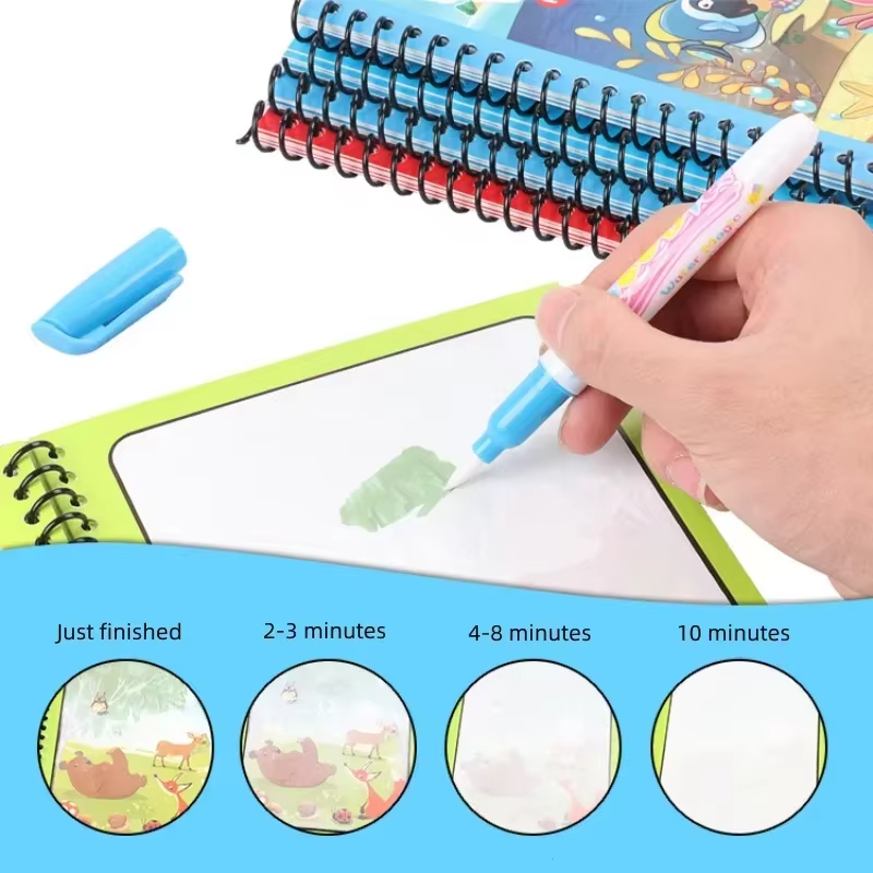 1pc Reusable Water Drawing Boo - đánh giá và giá Reusable Water Magic Coloring Book