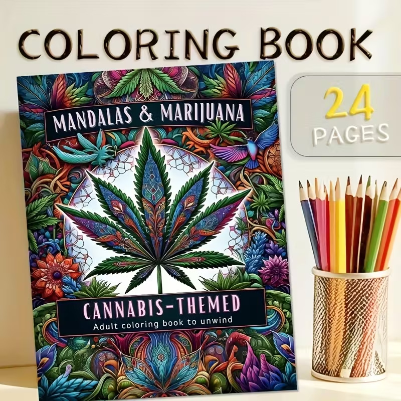 24 Pages Mandala Style, Colori - đánh giá và giá Adult Coloring Book Stress Relief