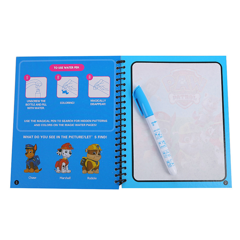 Paw Patrol Reusable Magic Wate - đánh giá và giá Reusable Water Magic Coloring Book